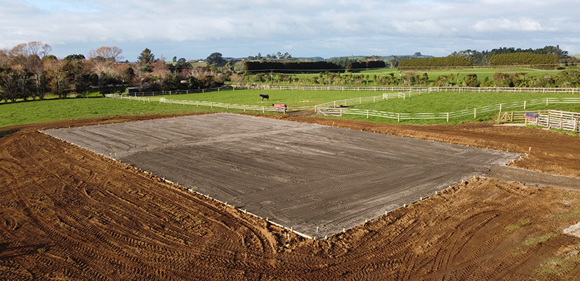 Horse Arena Site and Preparation