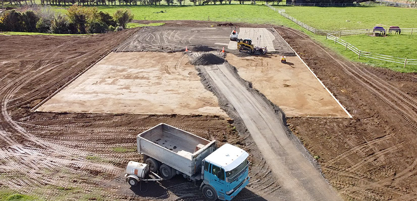 Horse Arena Site and Preparation